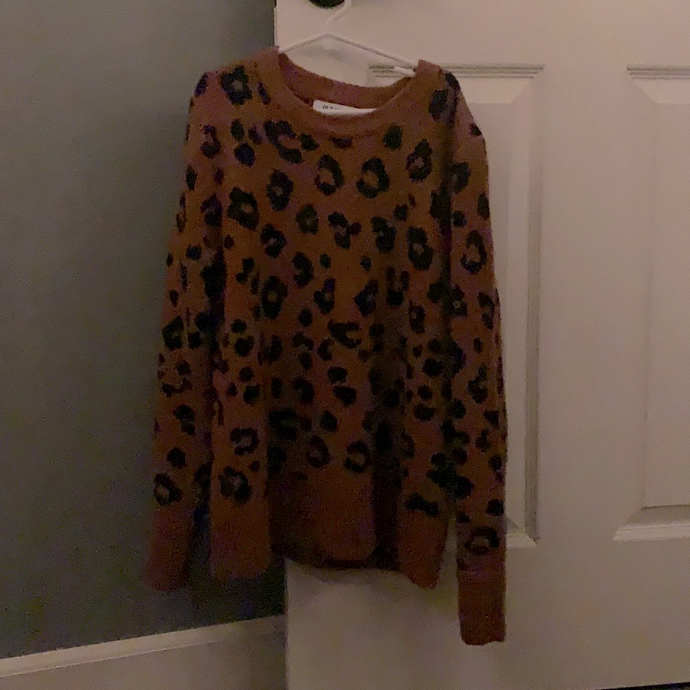 Cheetah print sweater